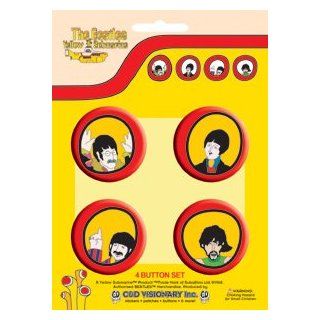 The Beatles Yellow Submarine Button Fab Love It Gift