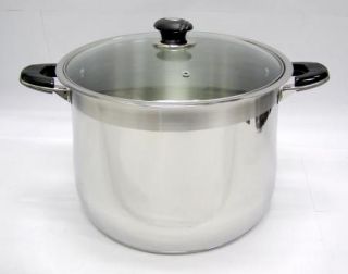  Stainless Steel Encapsulated Tri Ply Clad Heavy Duty Stock Pot