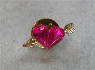 faux gemstone heart lapel pin from tv s charmed