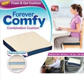 Forever Comfy  All Day Gel Filled Double High Density Seat Cushion