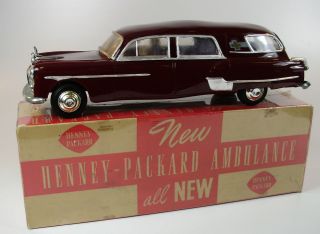 1951 Henney Packard Ambulance Promo w Original Box