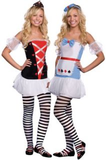 Teen Reversible Alice and Queen of Hearts Costume   Teen