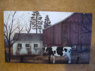 Holstein Cow Barn Farm Canvas Wall Decor Painting Small