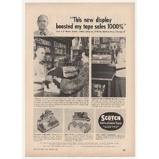 1950 J D Mason Jeffery Drug Co Chicago Scotch Tape Print
