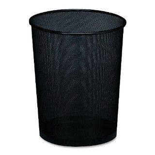  round wastebasket, 11 1/2 diameter x 14 1/4h, black