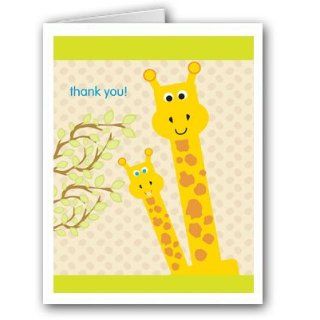 Friendly Giraffe Thank You Boxed Note Cards  10 Cards