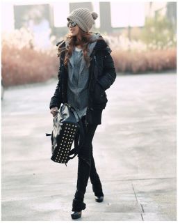  Womens Vintage Faux Leather Tote Shoulder Bags Ladies Hobo Handbags