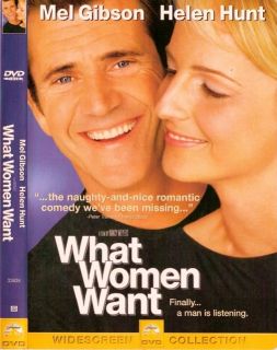 What Women Want Mel Gibson Helen Hunt DVD 2001 Widescreen