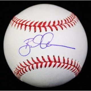 Brad Ausmus Autographed Baseball   Oml Psa dna