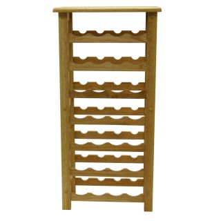  wine rack holder shelf natural color 37 high new by winsome wood