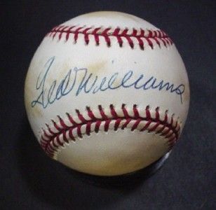  Red Sox Autographed Obal Baseball John Henry Williams Cert