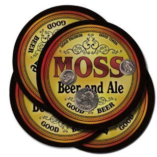 MOSS Family Name Brand Beer & Ale Coasters Everything
