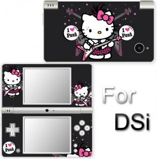 Hello Kitty Punk Cute SKIN DECAL VINYL STICKER COVER for Nintendo DSi
