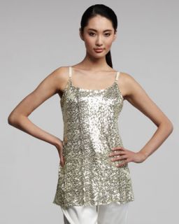  Long Sequined Camisole   