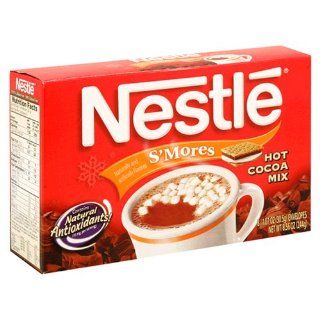 Nestle Hot Cocoa Mix, SMores, 8 Count, 1.07 Ounce Envelopes (Pack of