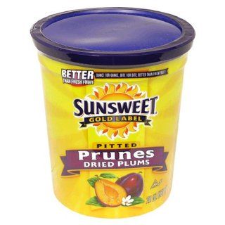 Sunsweet Prunes, Pitted, 20 Ounce Carton Can (Pack of 4) 