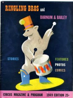 1949 Ringling Bros Barnum & Bailey Circus Program