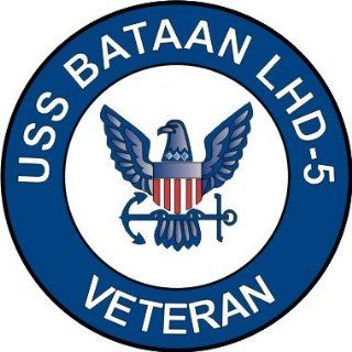 US Navy USS Bataan LHD 5 Ship Veteran Decal Sticker 3.8  