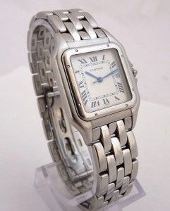 Authentic Mens CARTIER 1300 Panthere Watch. New Battery. Nice
