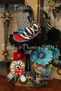MADE To ORDER ThE MaD HaTtEr TeA PaRtY Hat Stand Centerpiece 28