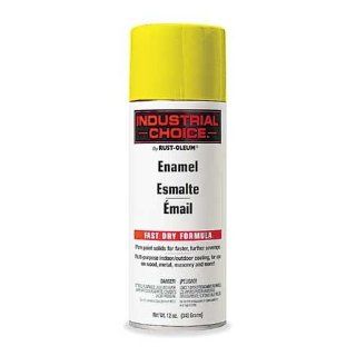 RUST OLEUM 1644830 Spray Paint,OSHA Safety Yellow,12 oz