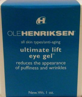 Ole Henriksen Ultimate Eye Lift Gel 1 oz Anti Aging Reduces Puffiness