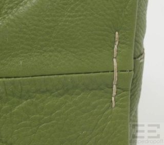 Henry Beguelin Green Leather Brown Tassel Shoulder Bag