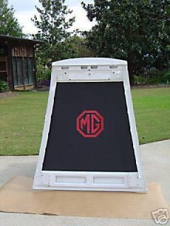 MG Midget Bonnet Hood Liner Heat Shield with MG Logo