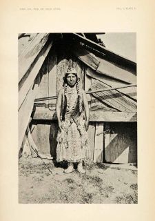 1904 Heliogravure HUPA Girl Hoopa Valley HUPA Indian Ceremonial