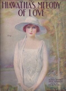 Hiawathas Melody of Love 1920 Fredermick Manning Cover