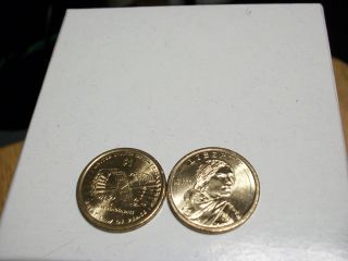 2010 Native American Dollar Hiawatha belt reverse both P D mints