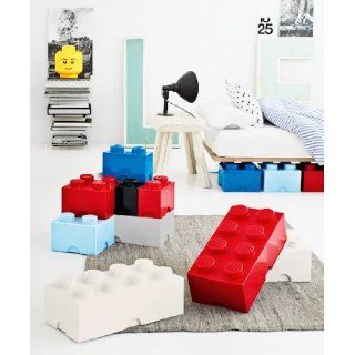 Plasteam Giant Lego Brick Storage Box   Large (Red) Home