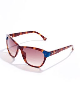 D0FD3 Michael Kors Zoe Color Detail Sunglasses