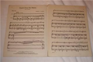 Clarke Sounds from The Hudson Cornet Piano Vintage Sheet Music 1904