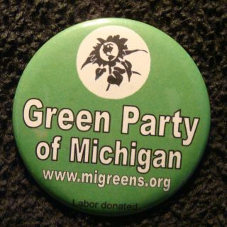  Michigan Political Pinback Labor Donated 2012 Jill Stein 4 Pres