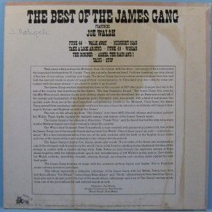 The Best of The James Gang Joe Walsh 1973 VG VG