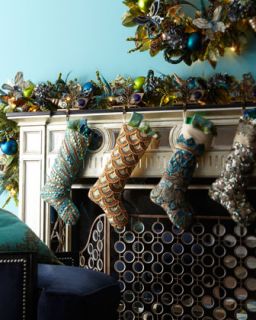 Blue Spruce Pre Lit Wreath   Neiman Marcus