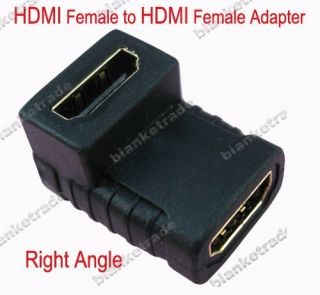 HDMI Female to Female Coupler Adapter Angle Extension