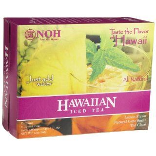 NOH Foods of Hawaii Hawaiian Iced Tea, 4 Count Packages (Pack of 3