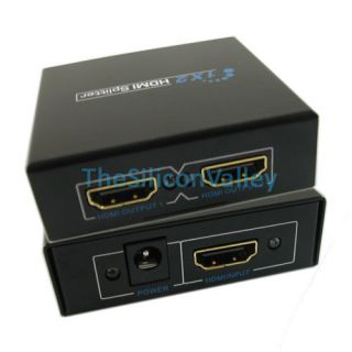 HDMI 1 in 2 Out Splitter PC DVD STB DVR to HDTV Monitor