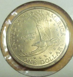 034 US Coin 2000 P Sacagawea Dollar Wounded Eagle Error Coin