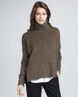 THE ROW Sleeveless Cashmere Turtleneck Sweater   