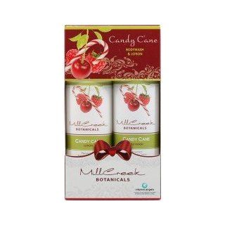 Mill Creek Botanicals Body Wash&Lotion Holiday Candy Cane