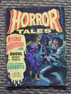 Horror Tales March 1970 Eerie Publications Horror Magazine Comic