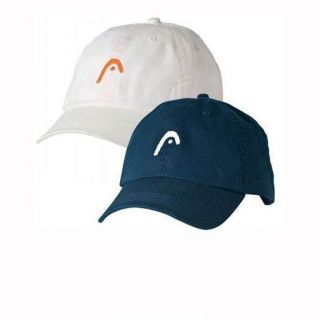 Head Distressed Logo Hat Cap Tennis Golf New Navy White