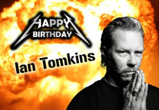 James Hetfield Metallica Personalised Birthday Card