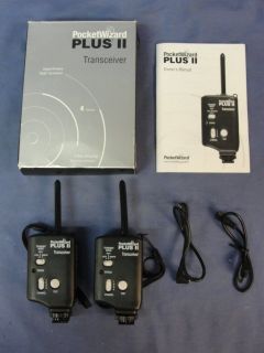 Pocket Wizard Plus II Transceiver Digital Wireless Relay Radio Slave 4