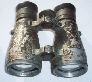 Spindler Hoyer Gottingen Binnoculars Feldglas 08 w case WW1 WW2 German