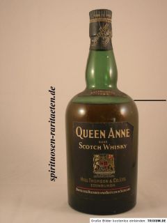 Queen Anne RARE Scotch Whisky Hill Thomson Co CA 1950