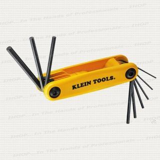 new klein tools 70575 grip it hex set 9 key inch folding hex key set